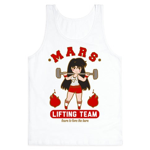 Mars Lifting Team Parody Tank Top